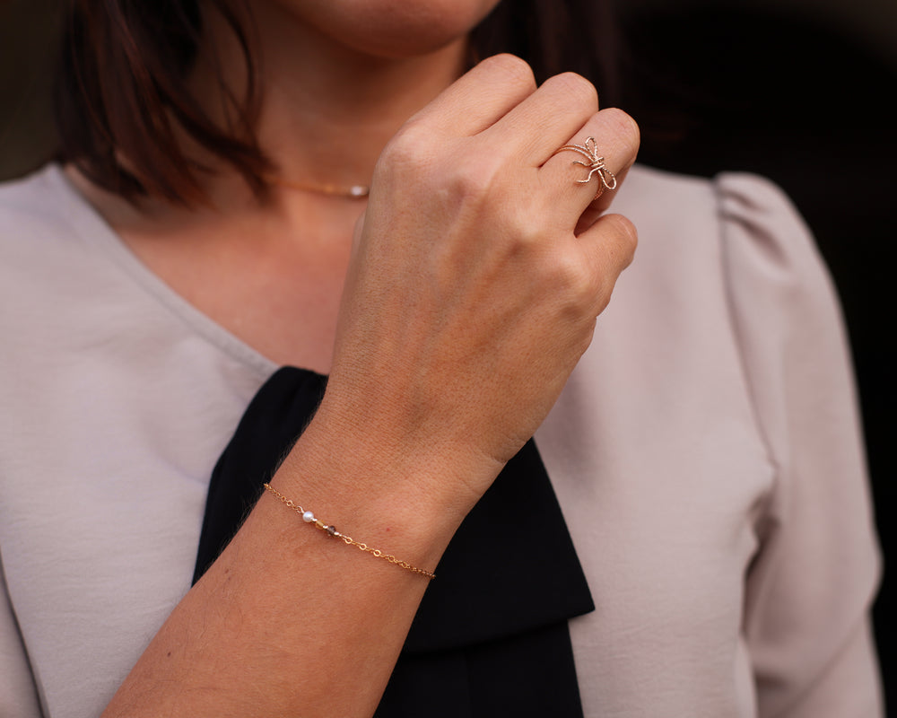 Bracelet Léa Terre chaîne