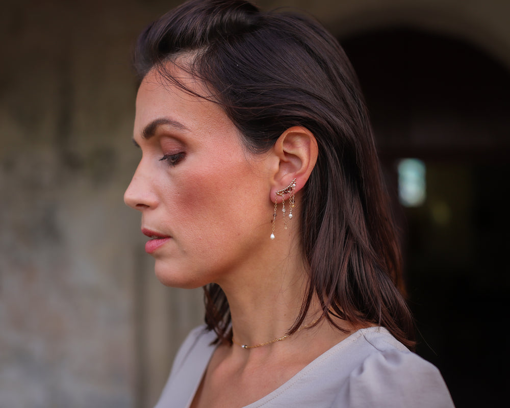 Boucle d'oreille La Grimpante Sonia Terre