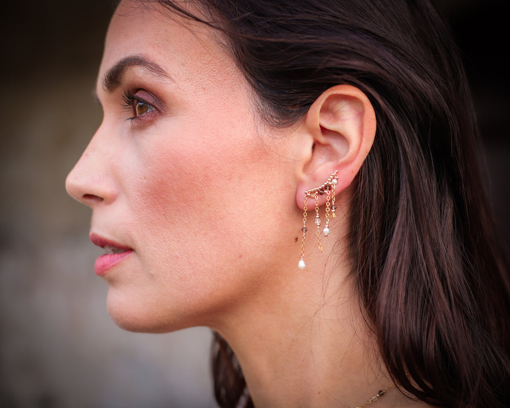 Boucle d'oreille La Grimpante Sonia Terre