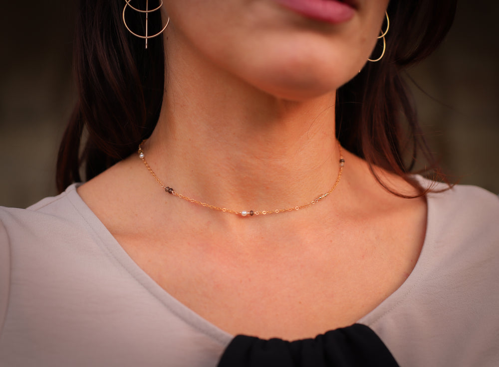 Collier Terre ras-de-cou chaîne