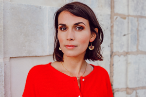 Boucles Joséphine grenat