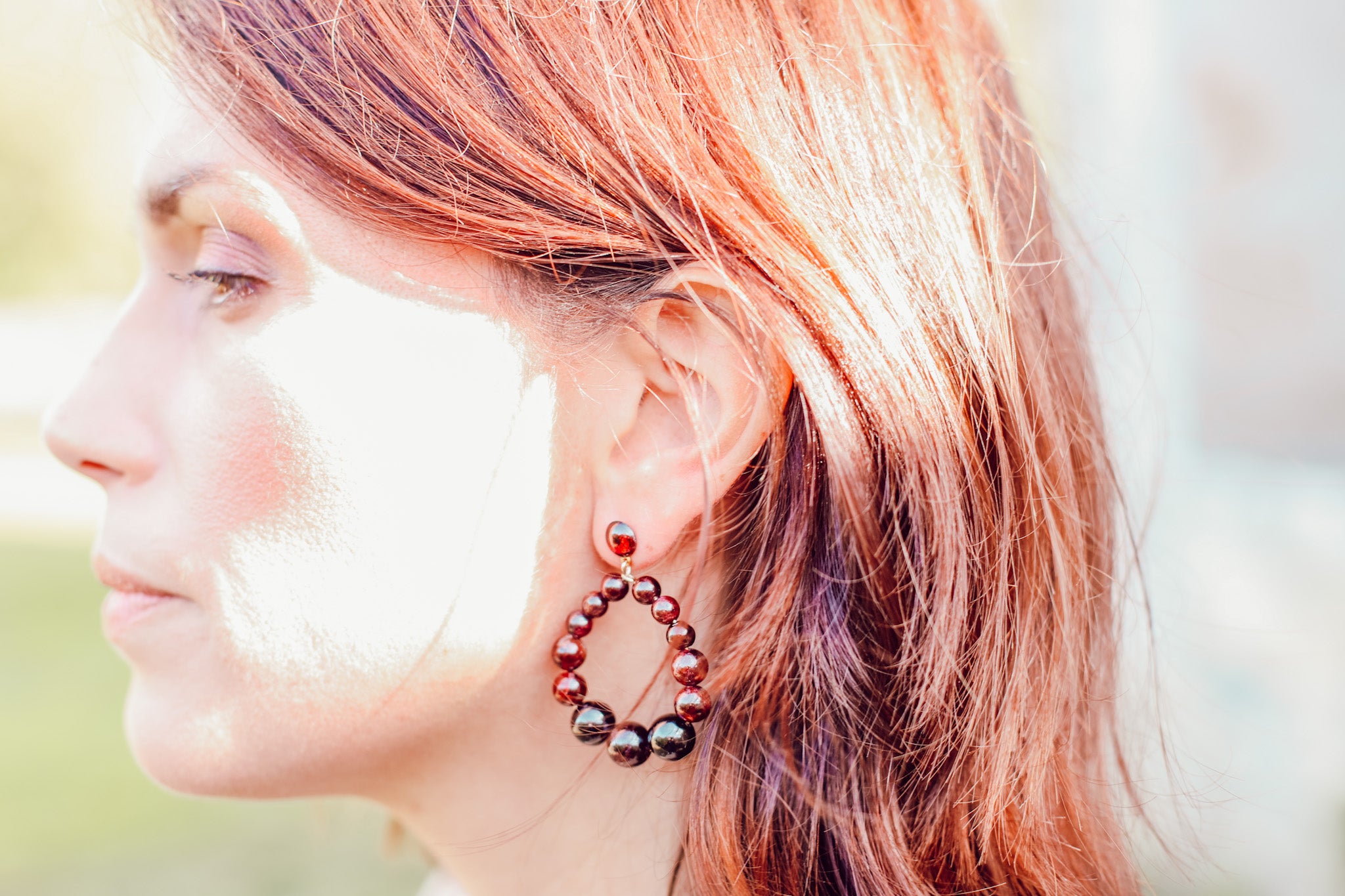 Boucles D'oreilles Et Bracelet ZOE COSTE – Émail Et Nacre Teinté Noir – Très Bon état