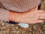 Bracelet Octobre chaîne - goldfilled, rose goldfilled, argent