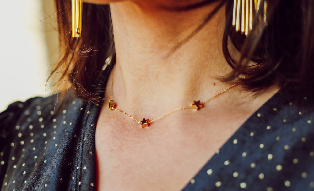 Collier ras-de-cou Céleste